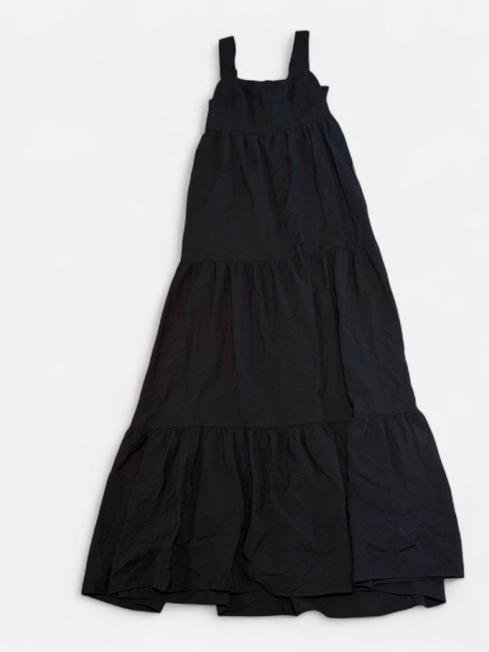 Nine West Black Tiered Sundress with Wide Straps